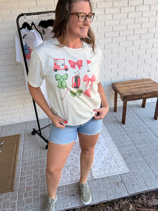 Bow & Birdie Graphic Tee