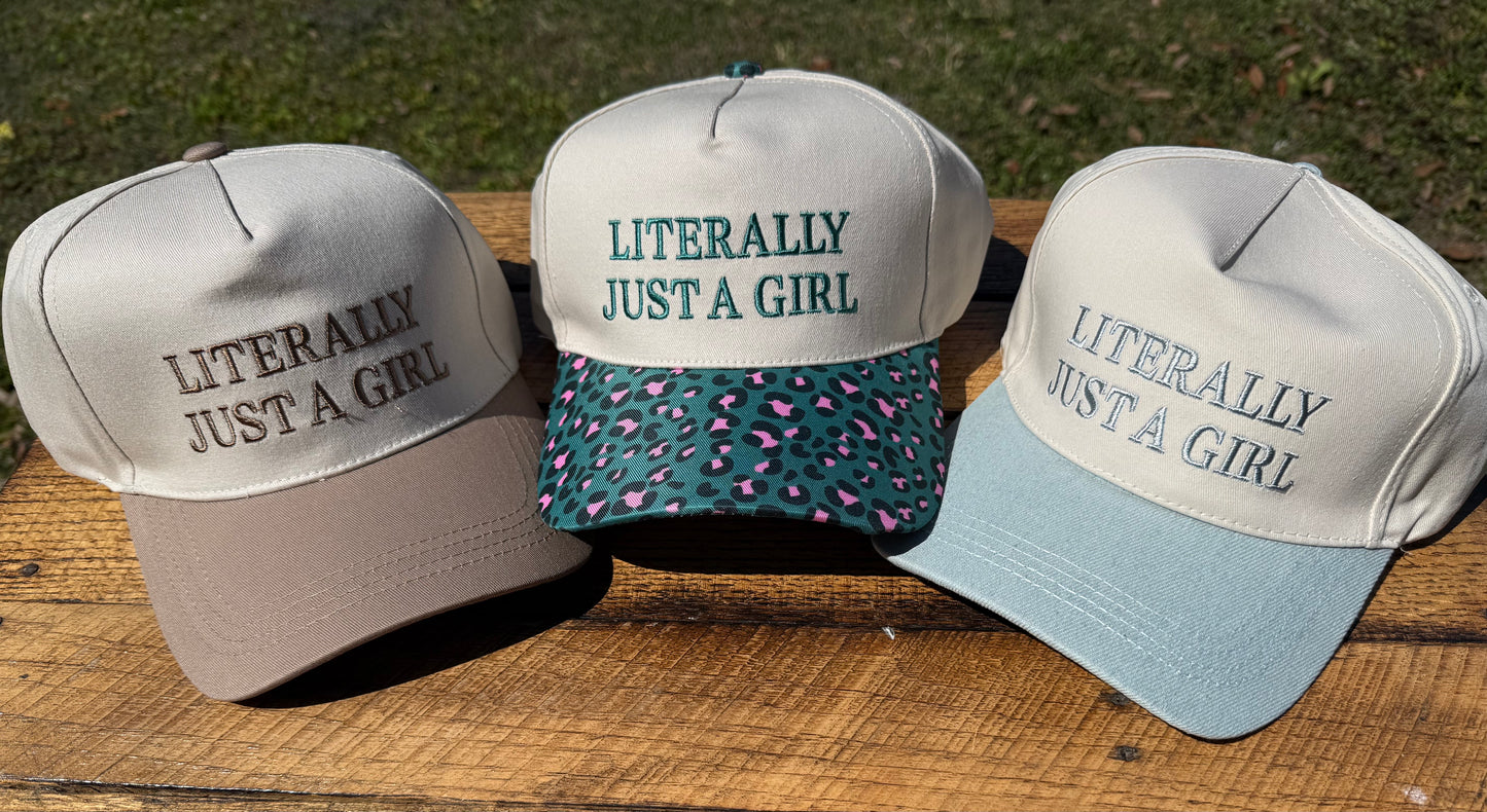 Literally Just a Girl Trucker Hat