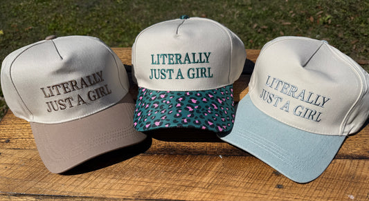 Literally Just a Girl Trucker Hat