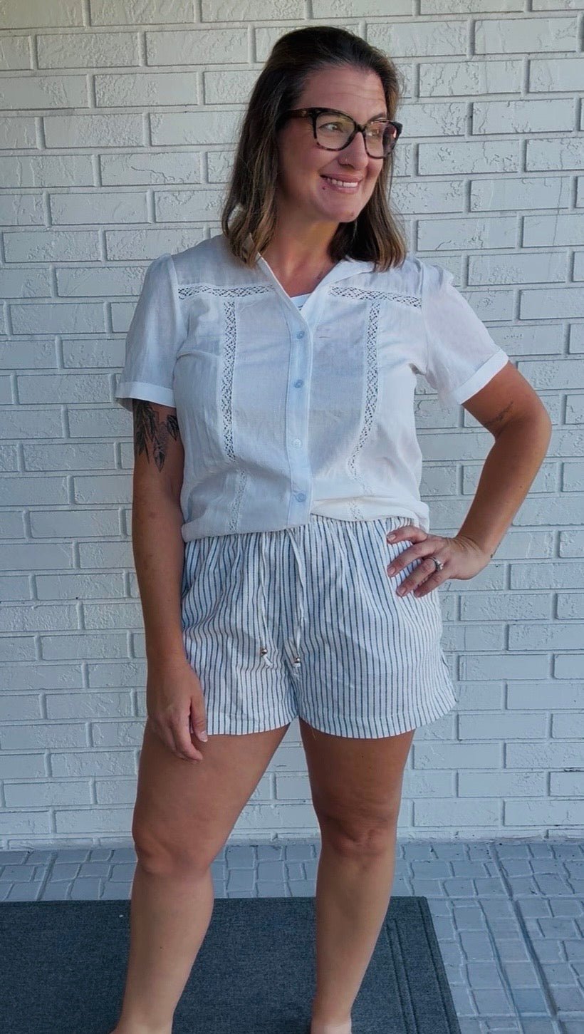 Essential White Blouse - Fairway Faith Apparel Co