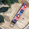 Patriotic Patchwork Wristlet - Fairway Faith Apparel Co