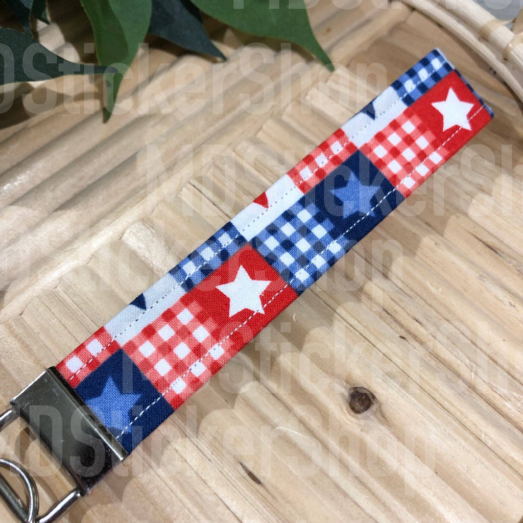 Patriotic Patchwork Wristlet - Fairway Faith Apparel Co