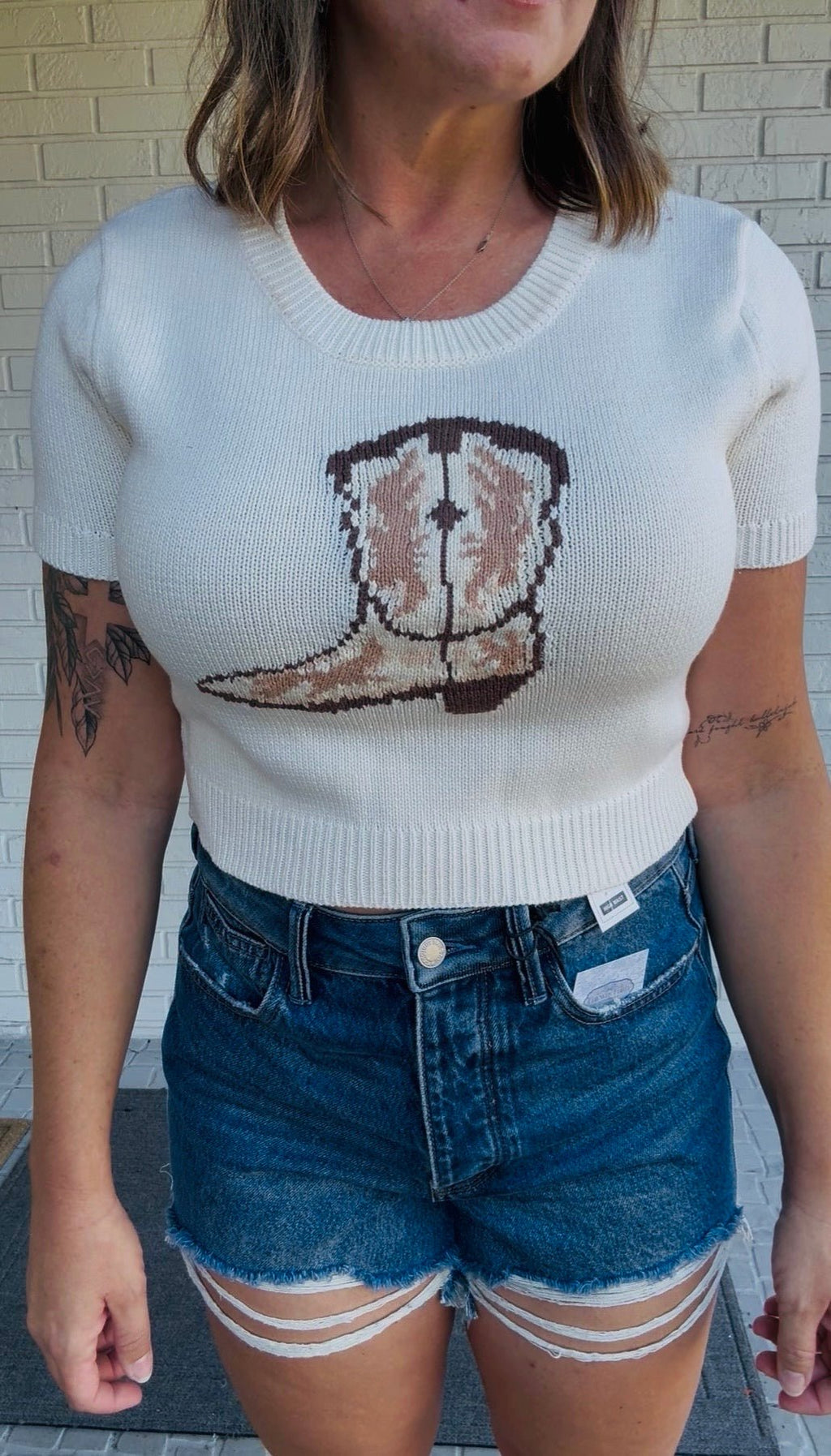 Sweater Top | Cowgirl - Fairway Faith Apparel Co