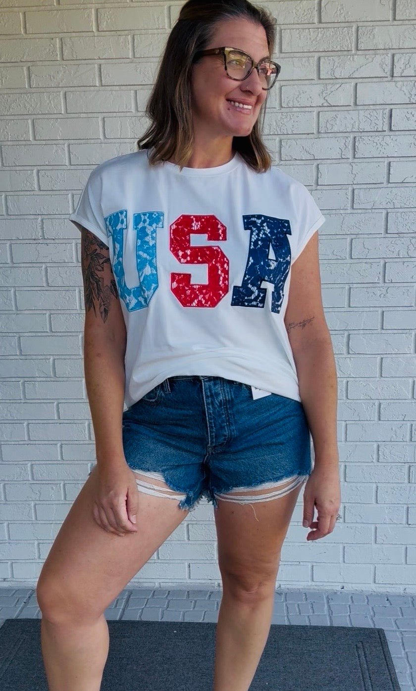 USA Tank - Fairway Faith Apparel Co
